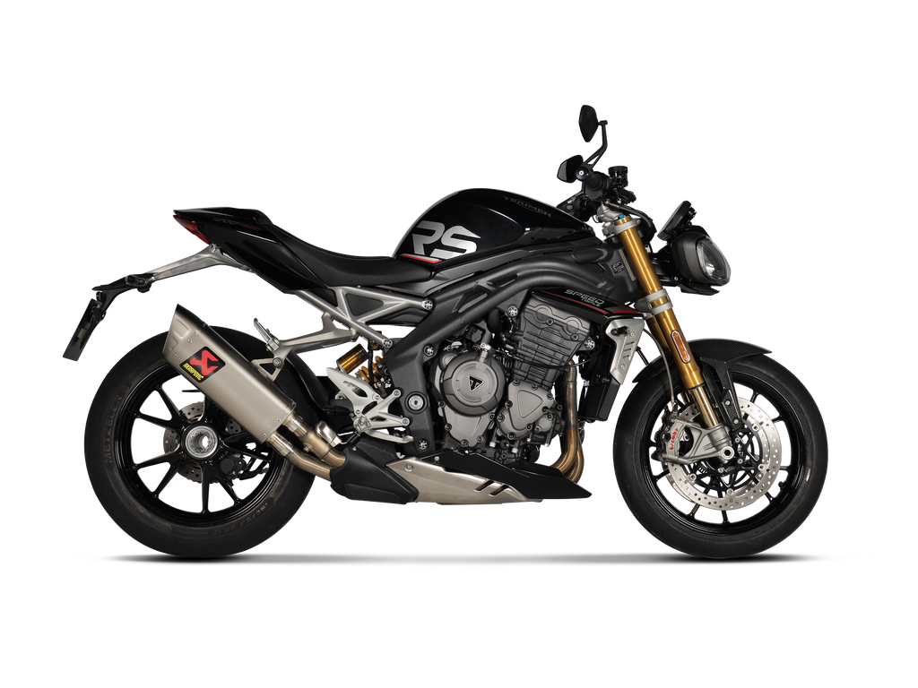 AKRAPOVIC Triumph Speed Triple 1200 RS / RR 2021-2024 Slip-On Line (Titanium) S-T12SO5-HAPXLT