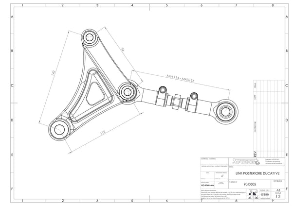 SPIDER 90.D305 Rear Suspension Link System