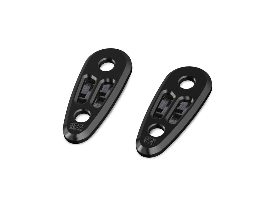 KAWASAKI NINJA 250R 2008-12 Mirror Hole Caps Black