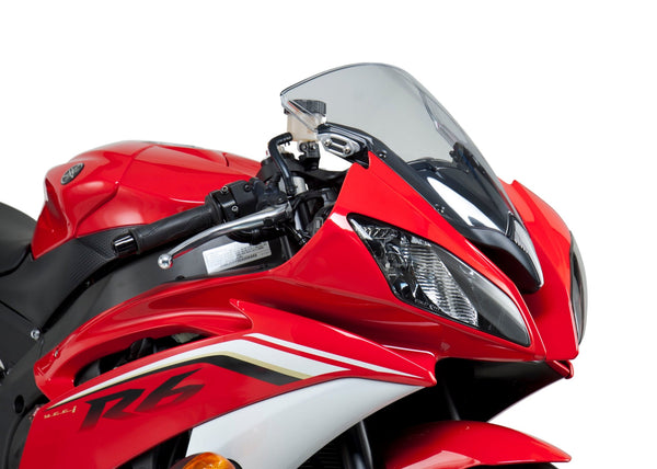YAMAHA YZF-R6V 2010-14 Mirror Hole Caps Silver