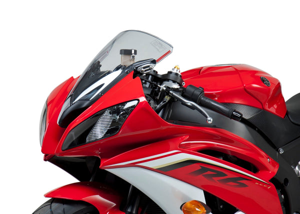 YAMAHA YZF-R6V 2010-14 Mirror Hole Caps Silver