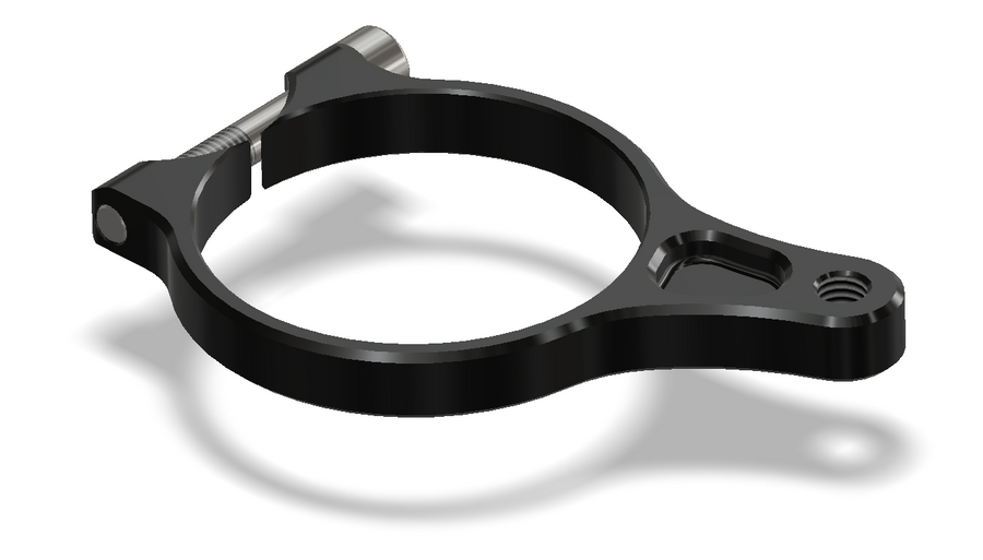 Damper Bracket, 58mm, Black 90110758B