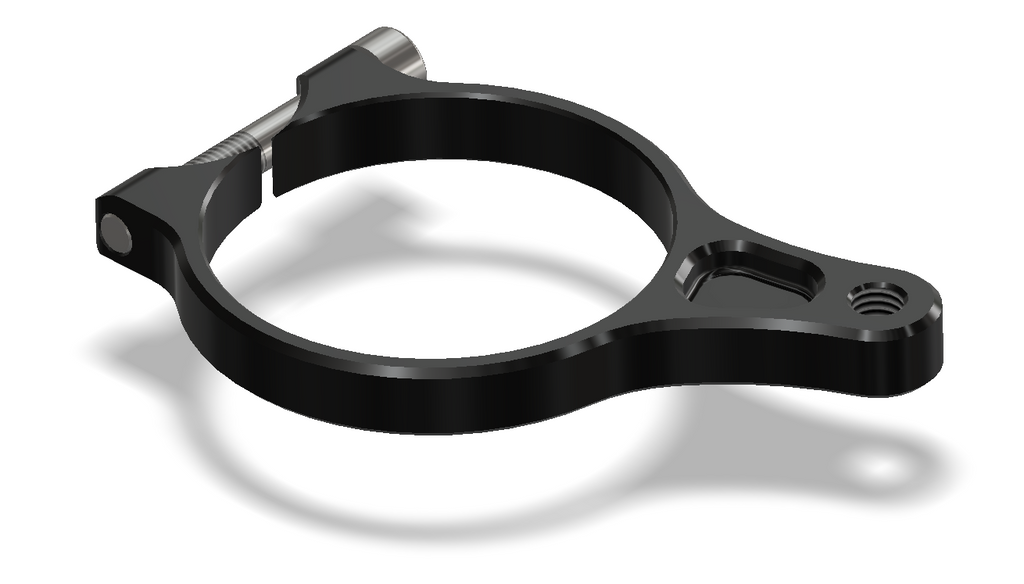 Damper Bracket, 58mm, Black 90110758B