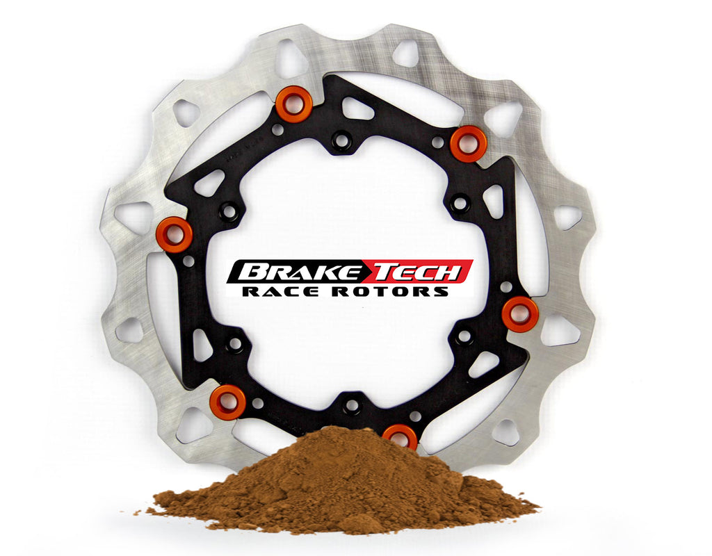 BrakeTech 270mm Suzuki RM125, Yamaha YZ / WR Models (See Fitments) Brake Rotor w/ Adapter - BTX-400