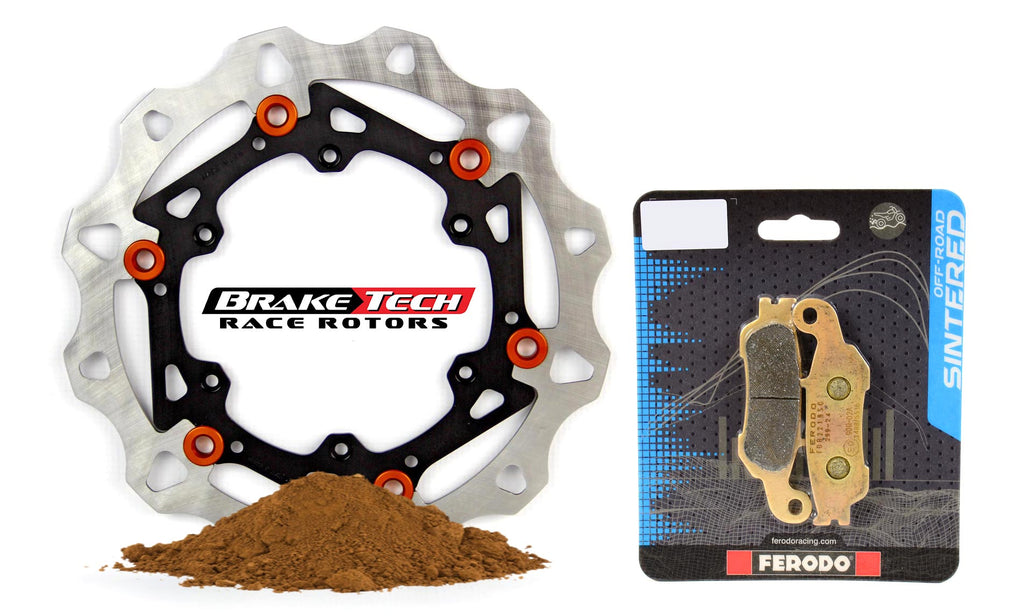 BrakeTech 270mm Husqvarna 125/450 Models (10-20), KTM 125/450 Models (10-19) Stage II Brake Rotor - BTX-505