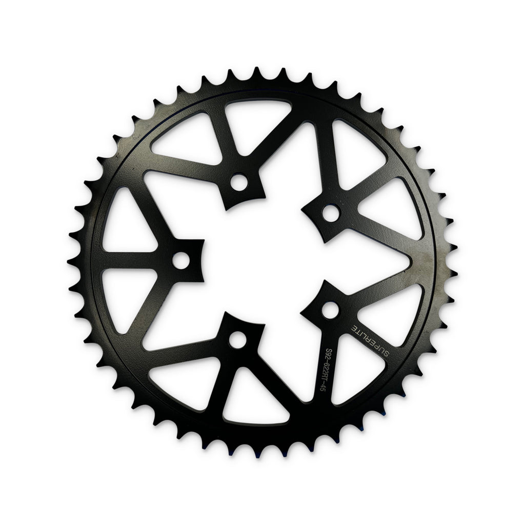 Superlite 520 Pitch - RST Series Black Plated Steel Rear Race Sprocket - SKU# 92622RST