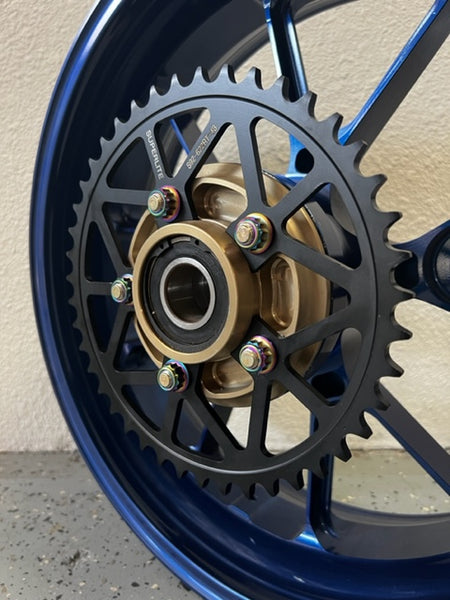 Superlite 520 Pitch - RST Series Black Plated Steel Rear Race Sprocket - SKU# 92622RST