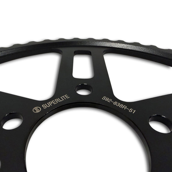 Superlite 530 Pitch - "SHOTGUN" Design CNC Machined Steel Rear HD Sprocket - SKU# 92838R