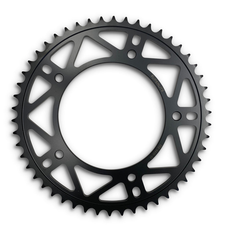 Superlite 520 Conversion - RSX Series Black Steel Rear Indian Race Sprocket - SKU# 92841R