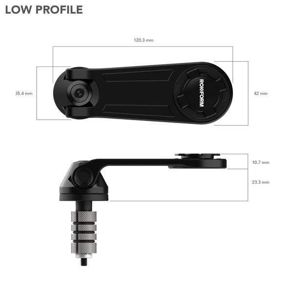 ROKFORM Motorcycle Stem Phone Mount
