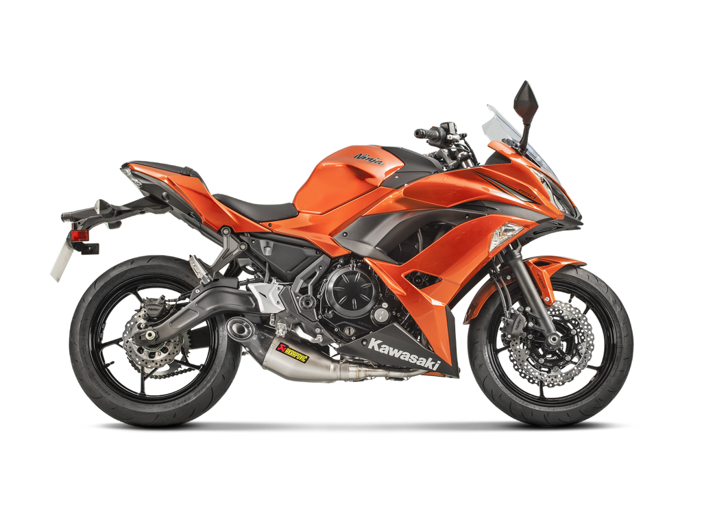AKRAPOVIC Kawasaki Ninja 650 / Z650 2017-2020 Racing Line (Titanium) S-K6R12-HEGEHT