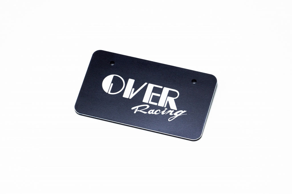 OVER Racing OVER Racing Display License Plate Black(for Mini Bikes) | 95-97-01 image 1