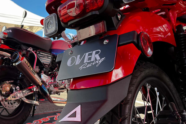 OVER Racing OVER Racing Display License Plate Black(for Mini Bikes) | 95-97-01 image 3