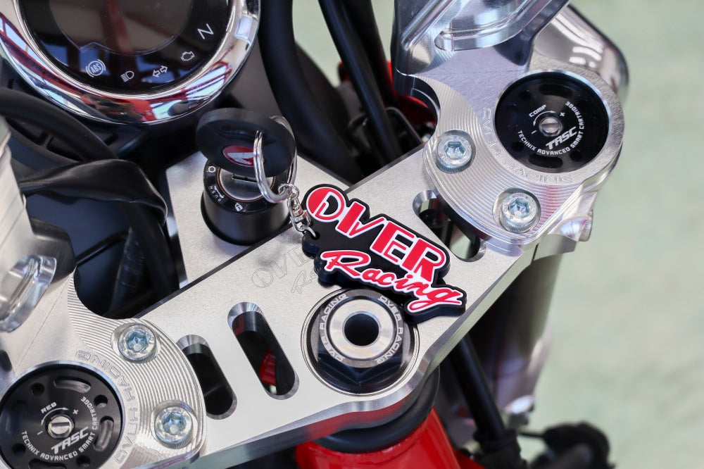 OVER Racing Rubber Keychain OVER Racing Logo | 95-98-01 image 1