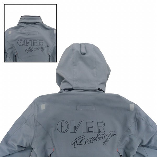 OVER Racing Air-Through Softshell Hoodie FP ALL Black XL Size OVER/Rough & Road | 95-99-551XL image 4