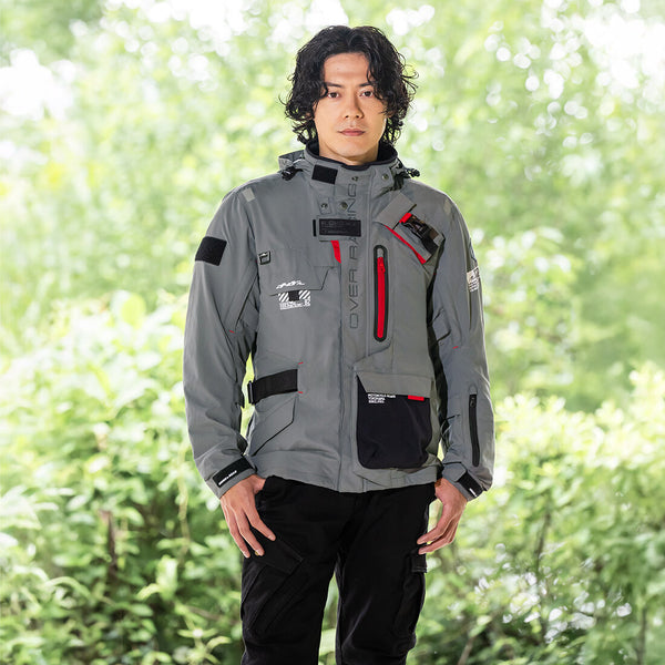 OVER Racing Water-Shield Command Jacket Gray BL | 95-99-59BL image 4