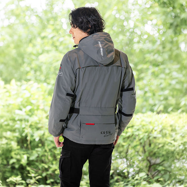 OVER Racing Water-Shield Command Jacket Gray BL | 95-99-59BL image 5