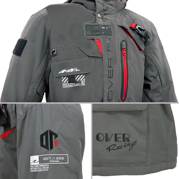 OVER Racing Water-Shield Command Jacket Gray BM | 95-99-59BM image 3