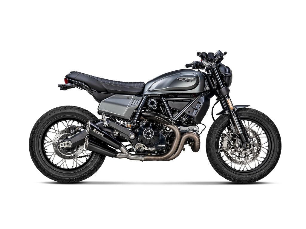 AKRAPOVIC Ducati Scrambler Urban Motard/Nightshift/Icon/Icon Dark/Desert Sled 2021-2022 Optional Header (Titanium) E-D8E2