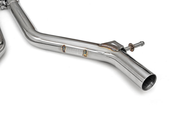 FABSPEED Porsche 970 Panamera V6 Resonator Bypass Pipes detail