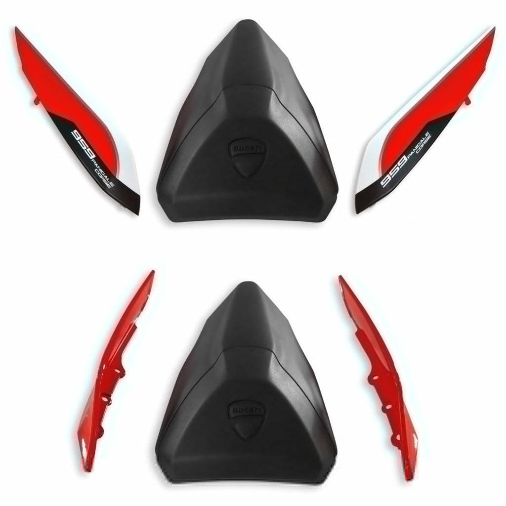 Ducati Performance Passenger seat cover in plastic fibre 97180321A