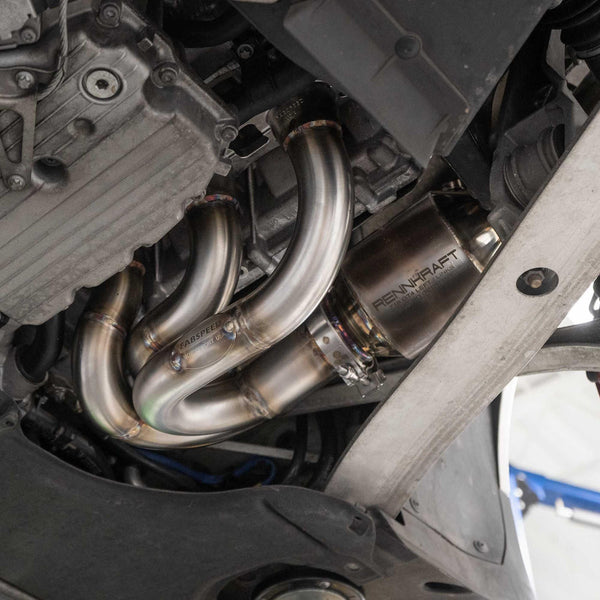 FABSPEED Porsche 987.2 RENNKRAFT headers installed
