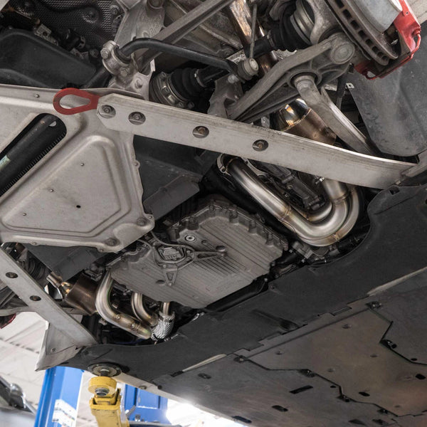 FABSPEED Porsche 987.2 RENNKRAFT headers installed