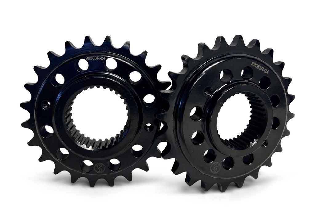 Superlite 520 Pitch - Five Speed V-Twin 0.500 Offset XD Series Chromoly Steel Drilled Front Sprocket - SKU# 99284R