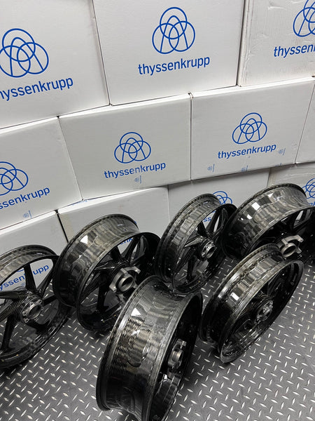 thyssenkrupp carbon wheel stock — representative inventory photo