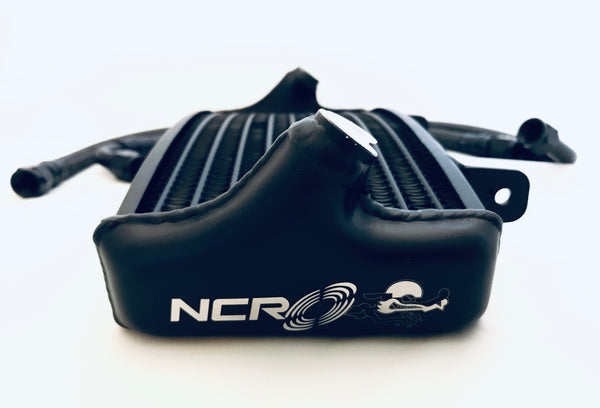 NCR DUCATI 1000 &1100 DS OVERSIZE OIL COOLER KIT (black)