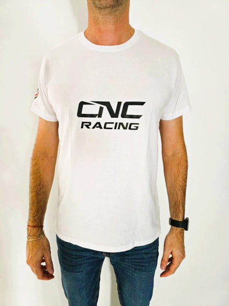 CNC RACING | T-shirt white CNC Racing - Cotton 100%
