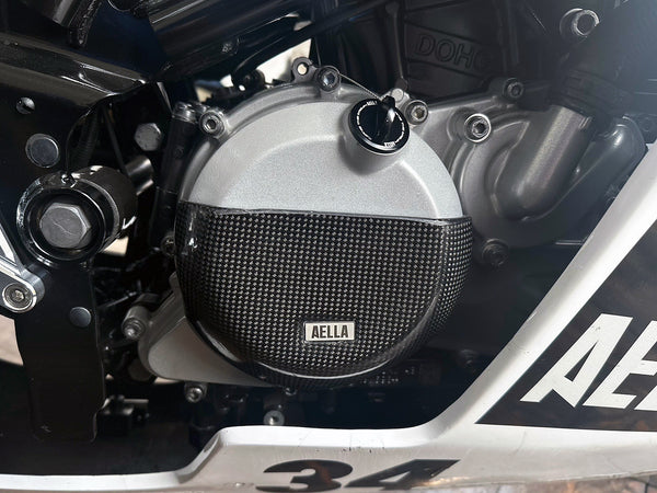 AELLA Carbon Engine Secondary Cover Guard Set (2 pieces) (BMW G310R) AC-310-001
