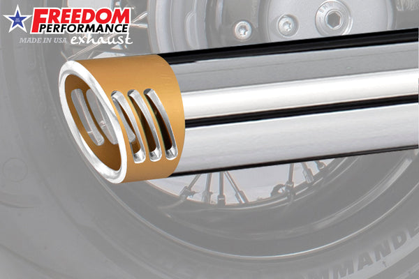 Freedom Performance KAWASAKI VAQUERO 1700/NOMAD/VOYAGER 4" SLIP-ONS 2011-PRESENT BUNDLE