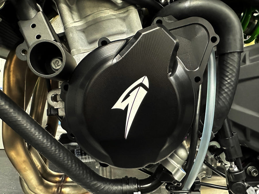 Graves Motorsports Kawasaki ZX-4RR ZX-4R Left Side Engine Case Cover