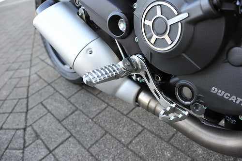 AELLA Adjustable Adjustable Rearset Kit Kit (foldable) for Scrambler AE-10076