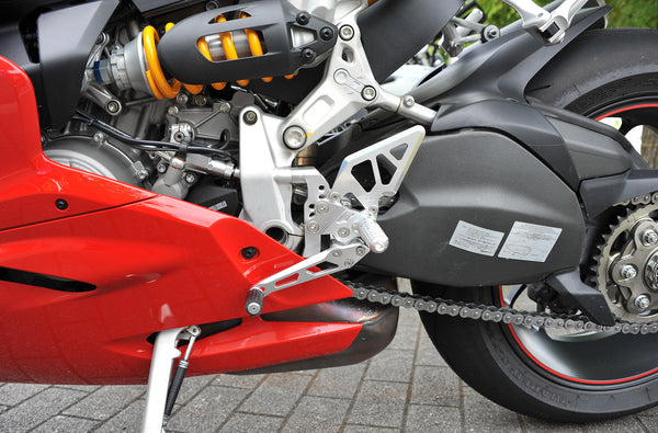 AELLA Adjustable Rearset Kit Kit for Panigale (except V4) AE-10079