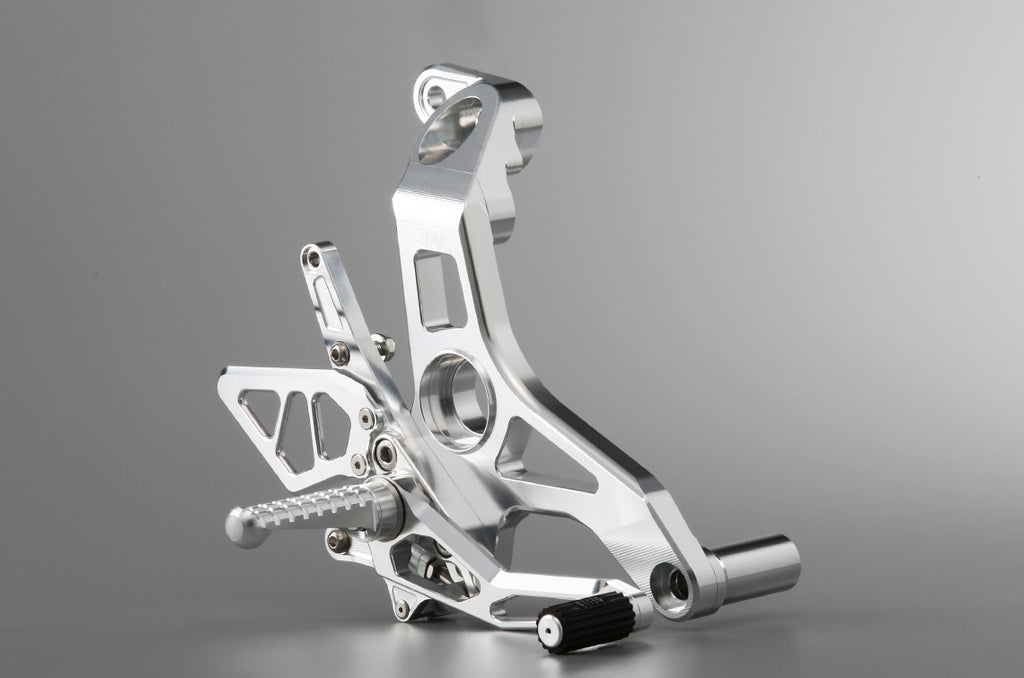 AELLA Adjustable Adjustable Rearset Kit Kit (M1200R) Machined Finish/ Special anodized colors AE-10082-PO