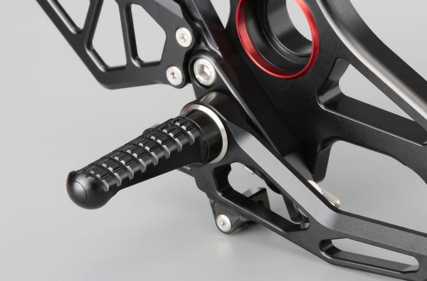 AELLA Adjustable Adjustable Adjustable Rearset Kit Kit（M1200R）anodized (no color/ black) AE-10082