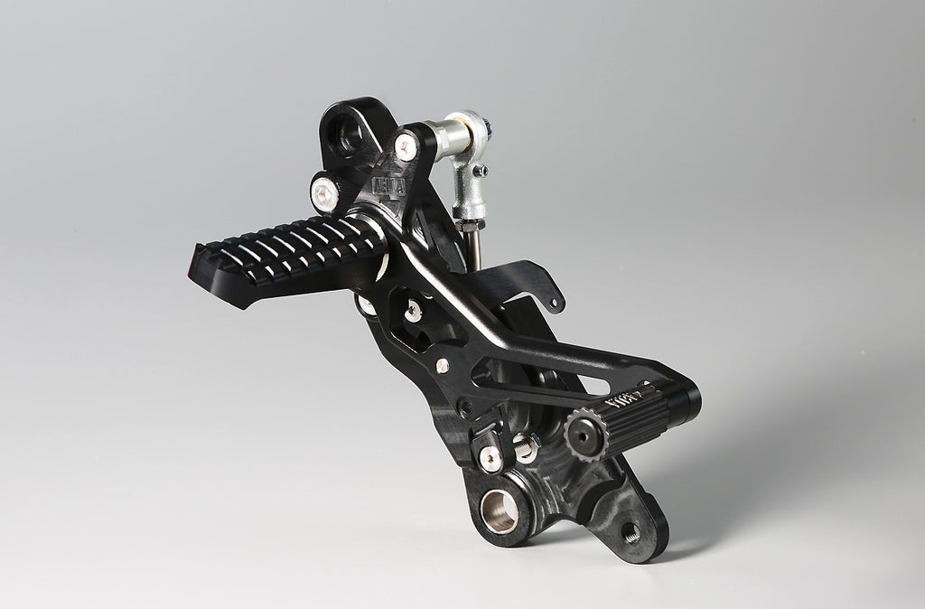 AELLA Adjustable Adjustable Adjustable Rearset Kit anodized (no color/ black):DUCATI Multistrada 1200DVT AE-10083