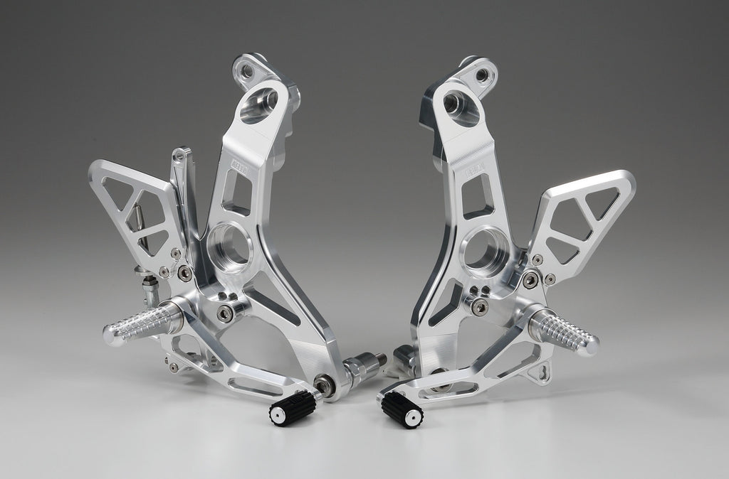 AELLA Adjustable Adjustable Adjustable Rearset Kit: Machined Finish/ Special anodized colors (Super sport939) AE-10085-PO