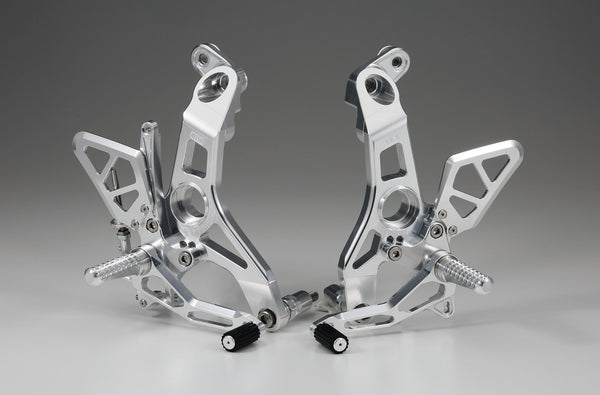 AELLA Adjustable Adjustable Adjustable Rearset Kit: Machined Finish/ Special anodized colors (Super sport939) AE-10085-PO