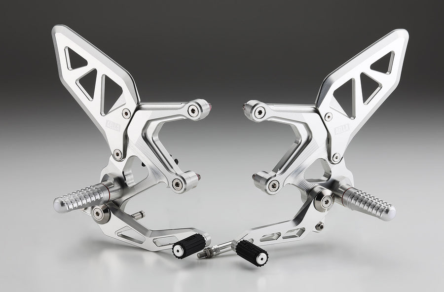 AELLA Adjustable Rearset Kit: Machined Finish/ Special anodized colors (kawasaki Z900RS) AE-10093-PO