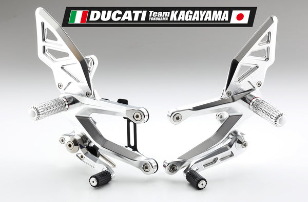 AELLA Adjustable Rearset Kit（DUCATI Panigale V4 7G) "DUCATI Team KAGAYAMA SP" AE-10109-SP