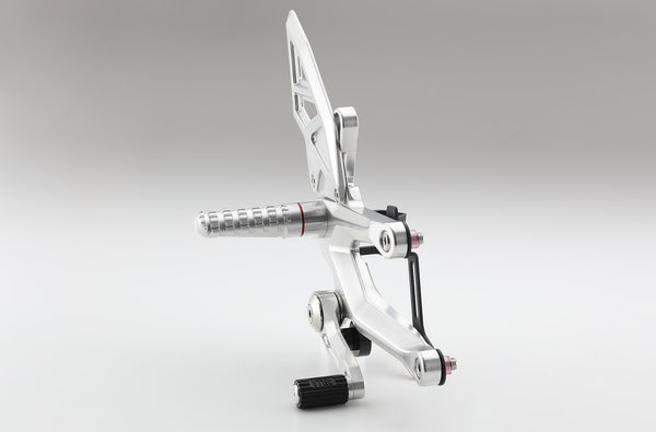 AELLA Adjustable Adjustable Adjustable Rearset Kit（DUCATI Panigale V4 7G) WHITE/BLACK AE-10109