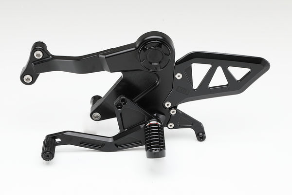 AELLA Adjustable Rearset Kit（DUCATI DIAVEL V4) BLACK AE-10111