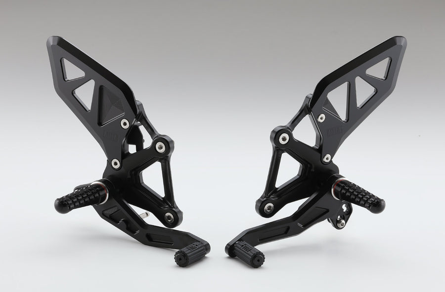 AELLA Adjustable Rearset Kit :Machined Finish/ Special anodized colors（HONDA CB1000F):Polish AE-10113