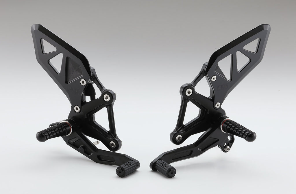 AELLA Adjustable Rearset Kit :Machined Finish/ Special anodized colors（HONDA CB1000F):Polish AE-10113
