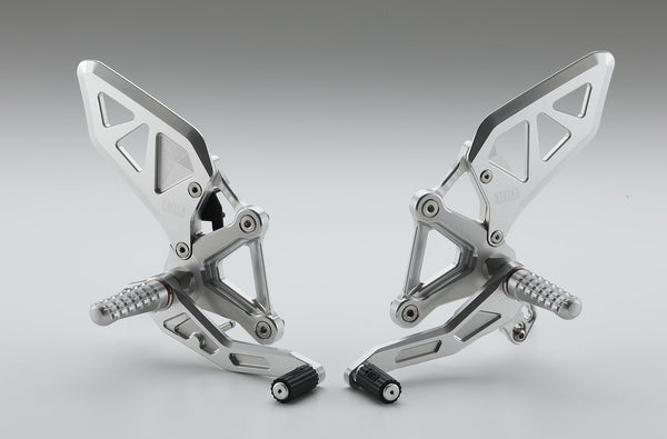 AELLA Adjustable Rearset Kit :Machined Finish/ Special anodized colors（HONDA CB1000F):Polish AE-10113