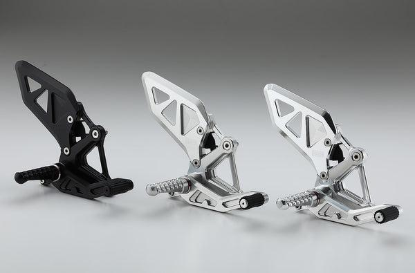 AELLA Adjustable Rearset Kit :Machined Finish/ Special anodized colors（HONDA CB1000F):Polish AE-10113