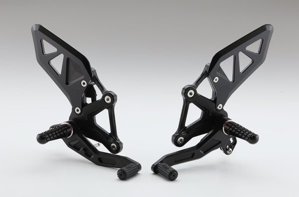 AELLA Adjustable Rearset Kit :Machined Finish/ Special anodized colors（HONDA CB1000F):Polish AE-10113